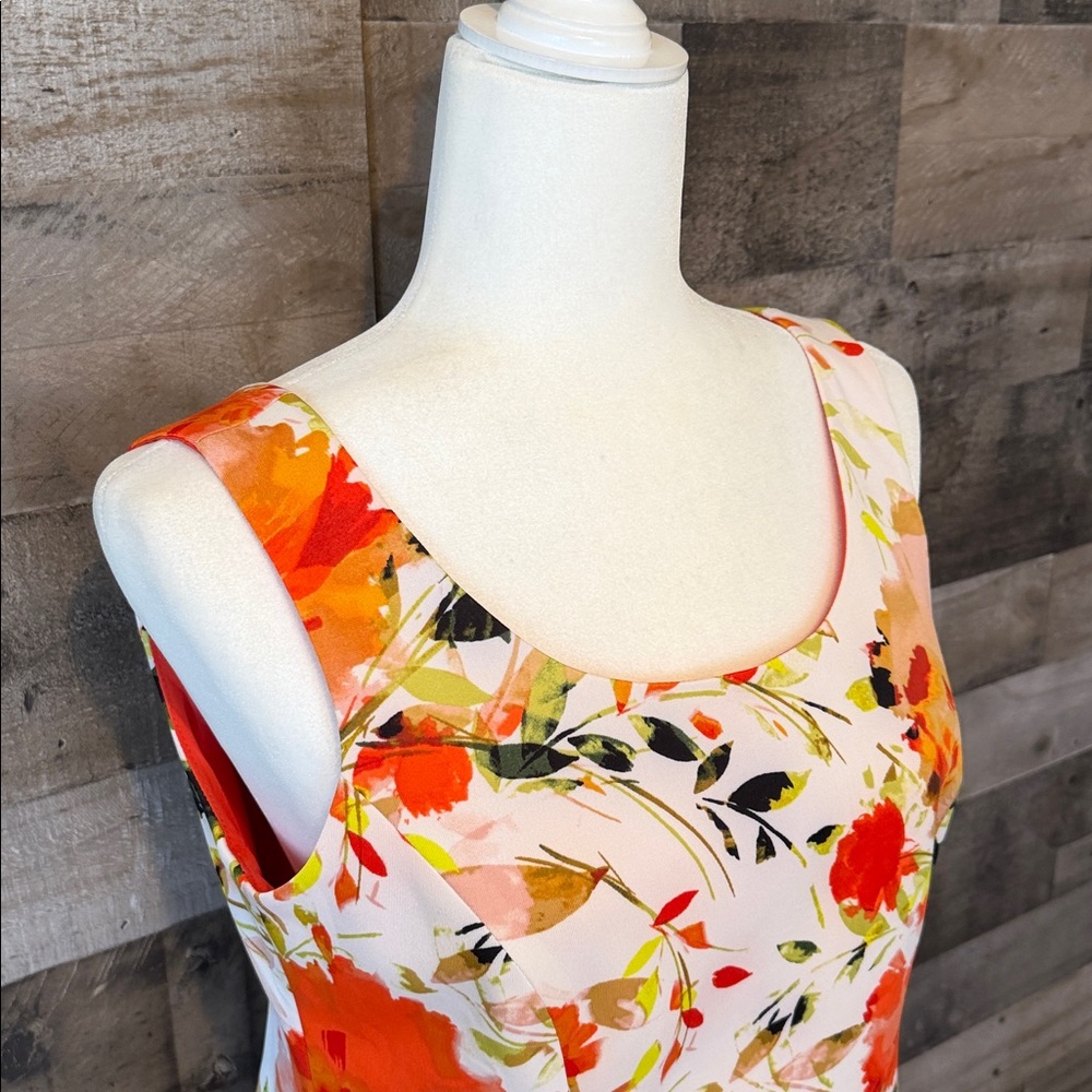 Kasper Floral Tank Top Size 4P - Picture 3 of 14